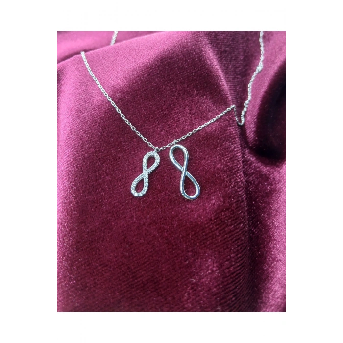 Kadın Kolye Everbound Kadın Kolye 925 Ayar Gümüş Sonsuzluk Şık Hediyelik