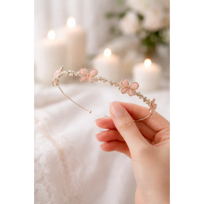 Matilda Saç Tacı | Prenses Tarzı Özel Tasarım Taç | Zarif & Şık Aksesuar | Hediyelik