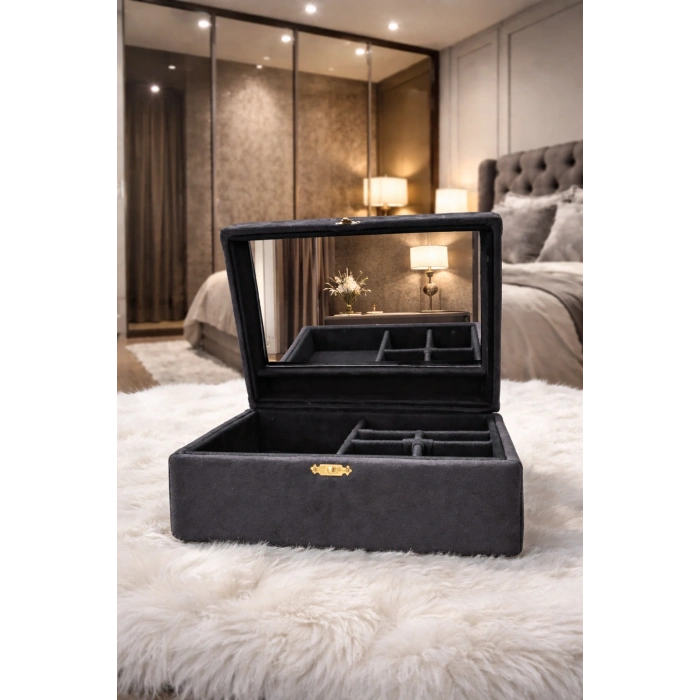 Oryon Takı Kutusu Takı Organizeri Lüks Özel Üretim 22.5x18.5x8 cm