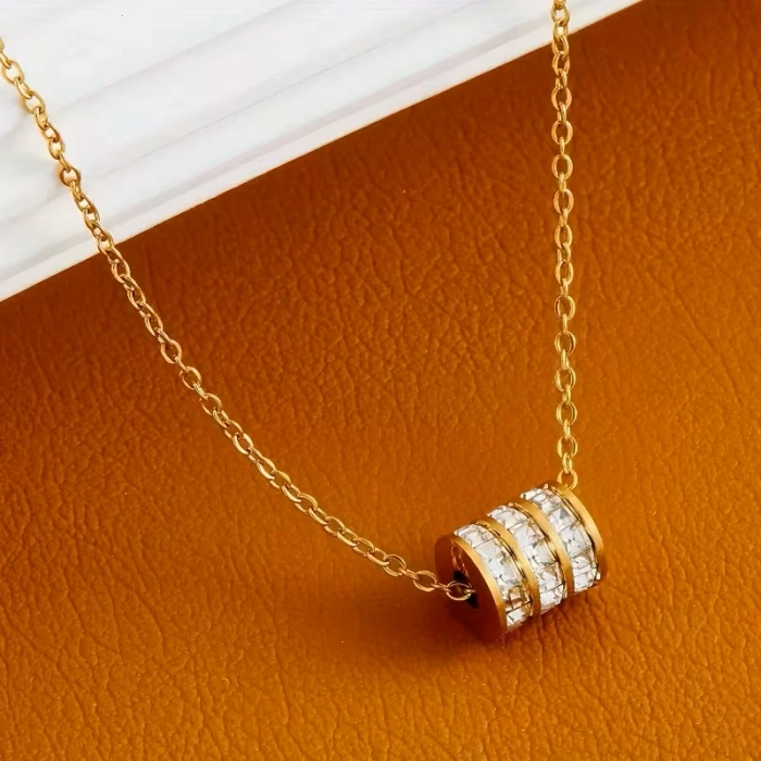 Kadın Kolye Almila Altın Kaplama Kadın Kolye En Özel Hediye