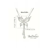 Soylara 925 büyük kelebek gümüş kaplama kolye -sevdiklerinize ve kendinize en özel hediye