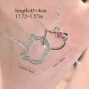 Hello Kitty hayranlara özel 925 ayar gümüş zincir kadın gümüş kolye , genç kız kolye