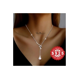 Velora İnci Detaylı 925 Ayar Gümüş Kolye Sevdiklerinize, annenize verilecek en güzel gümüş hediyesi