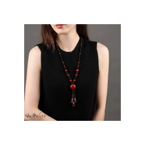 Crimson Moon Kolye Sevgililer günü , annenize verilecek en güzel hediye