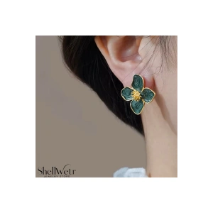 Magnolia Çiçekli Küpe Sevgililer günü , annenize verilecek en güzel hediye