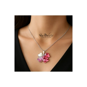 Lucky Bloom Gümüş kolye 925 ayar zincir kadın kolye