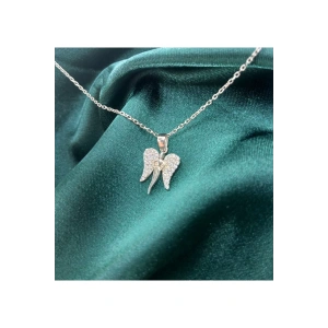 Kadın Kolye Guardian Kadın Kolye 925 Ayar Gümüş Melek Kanatlı Anlamlı Hediyelik