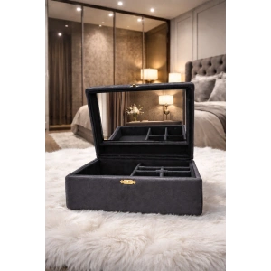 Oryon Takı Kutusu Takı Organizeri Lüks Özel Üretim 22.5x18.5x8 cm