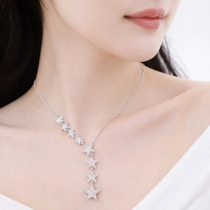 Kadın Kolye Constellation Kadın Kolye 925 Ayar Gümüş Y Şeklinde Şık Hediyelik