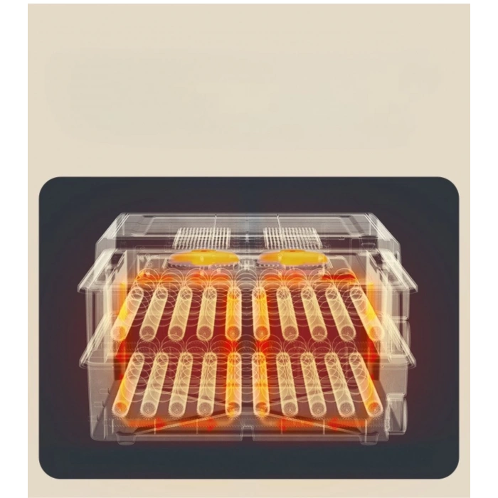 Epo-w64 Tam Otomatik Kuluçka Makinesi 64 Yumurta Kapasiteli Civciv Kaz Ördek Uyumlu + Yedek Motor