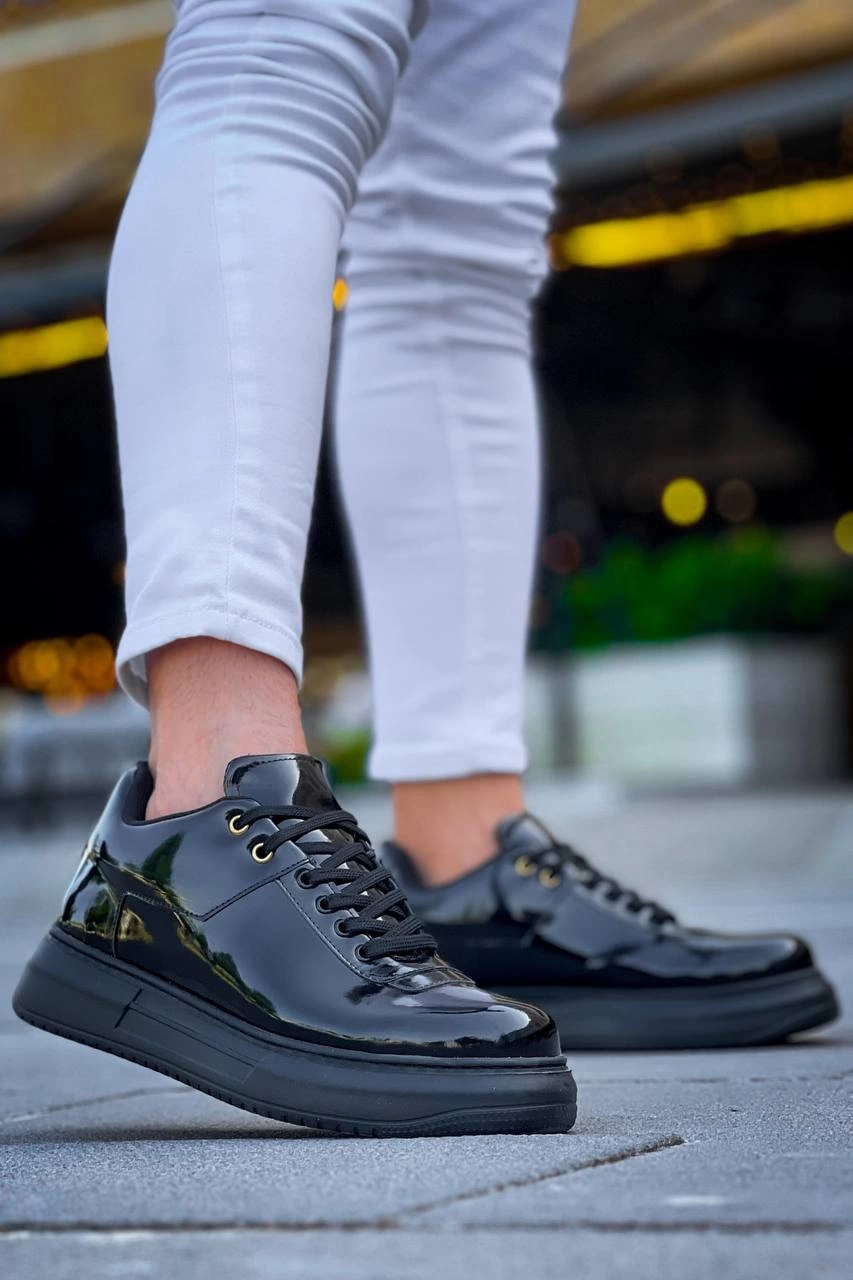 KB-X20 Kuback Kömür Rugan Günlük Erkek Ayakkabı