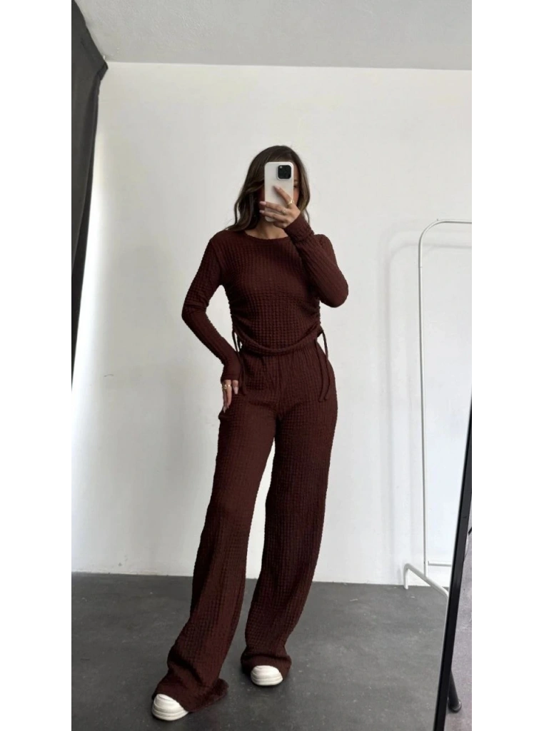 Bubble alt üst takım kahve pt510446