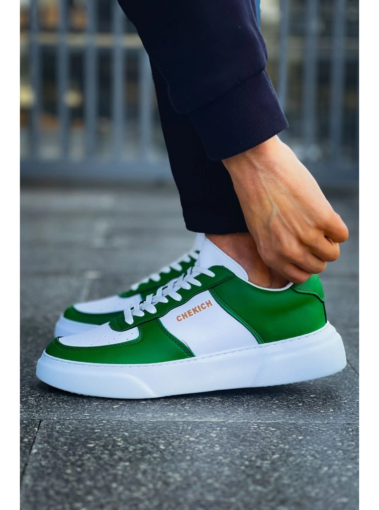 CH087 - FBT Kenton Erkek Ayakkabı BEYAZ/YESIL
