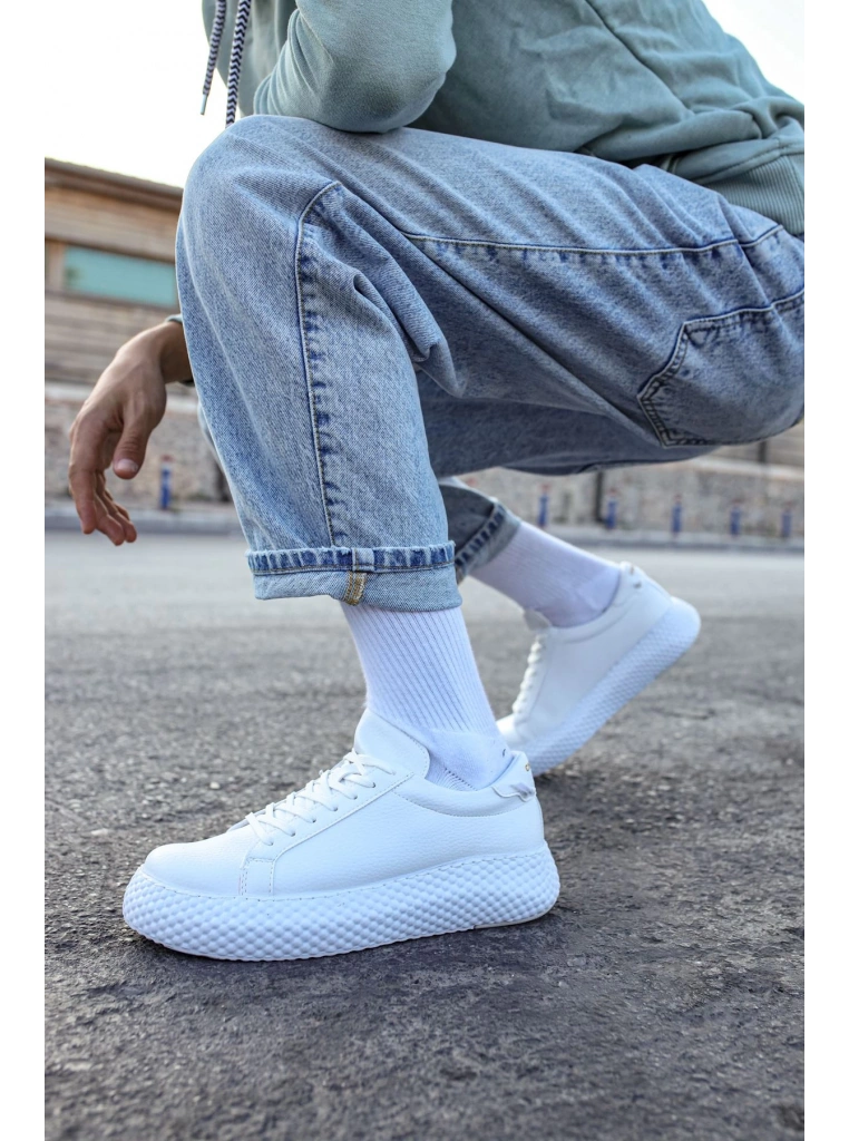 CH107 - CBT Felibord Erkek Ayakkabı BEYAZ / BEYAZ