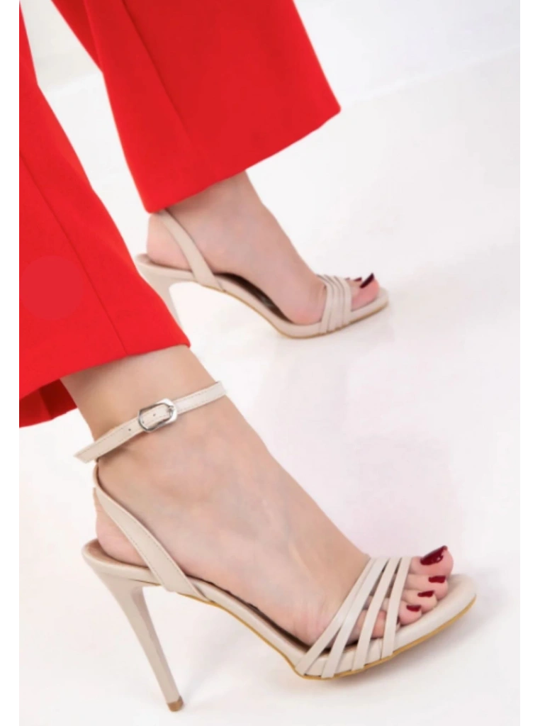 Coze Nude Topuklu Ayakkabı