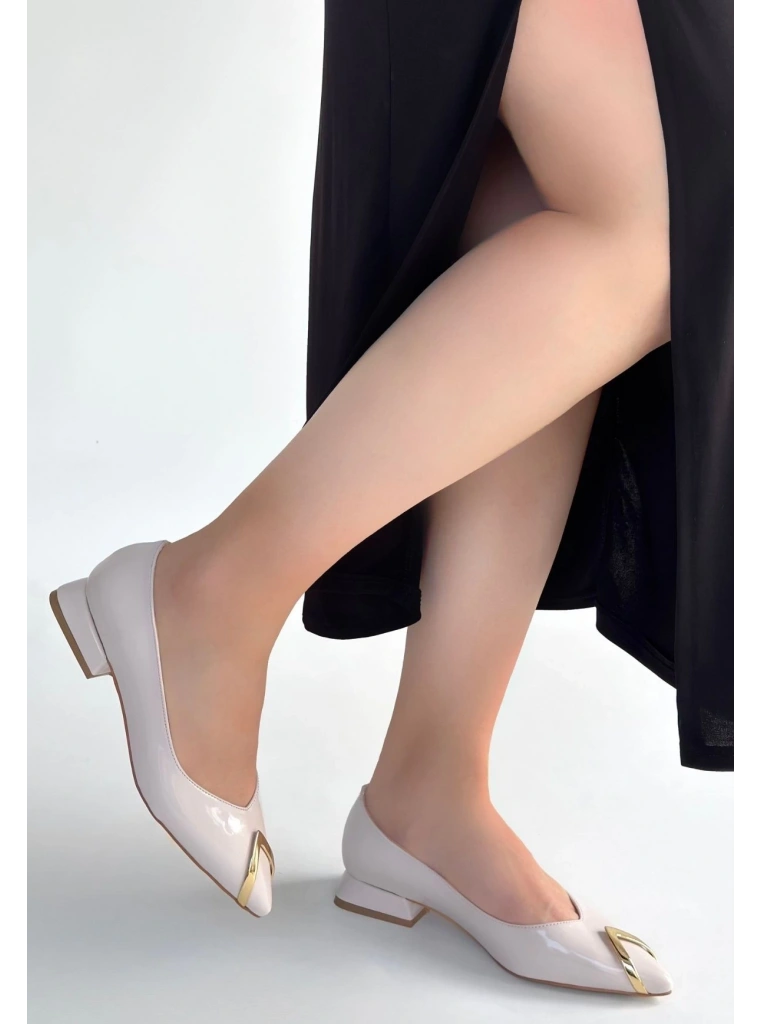 Goes Bej Rugan Babet Ayakkabı