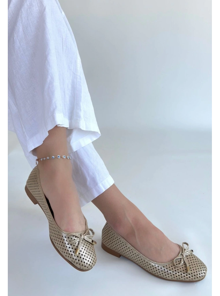 Icar Bej Cilt Babet Ayakkabı