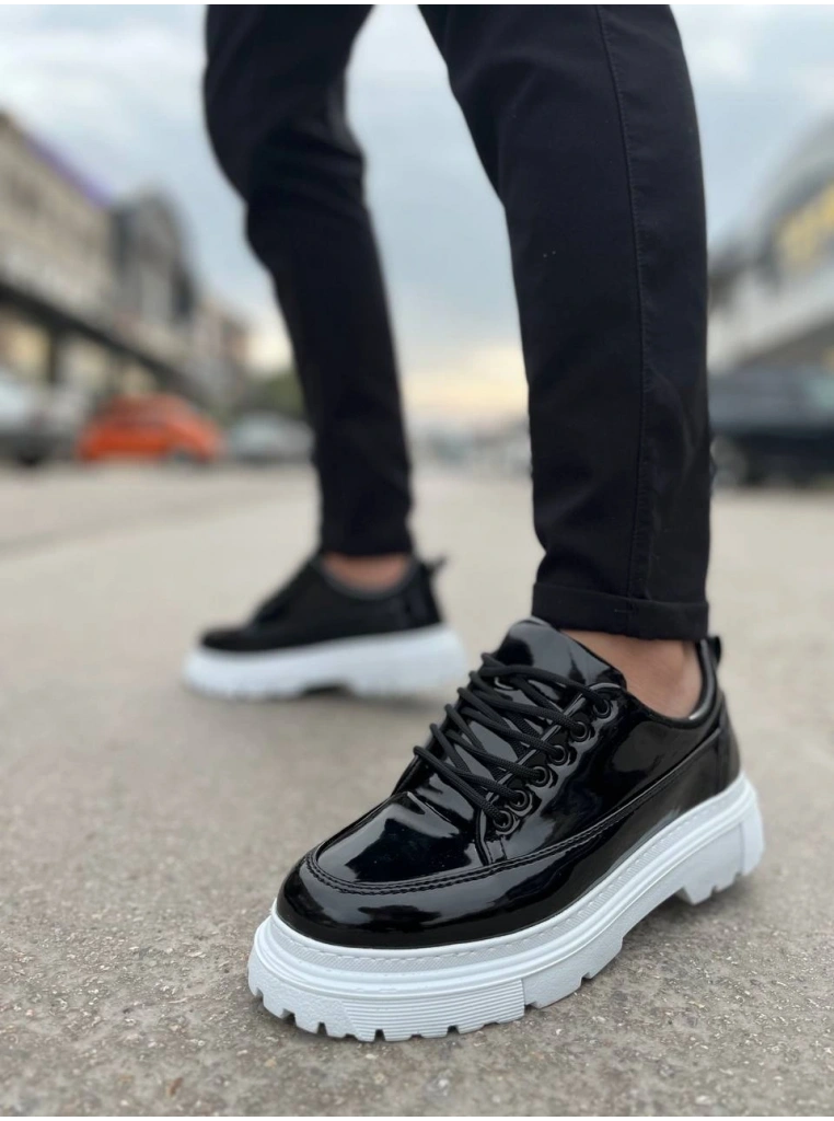 KB-702 Kuback Siyah Rugan Günlük Erkek Ayakkabı