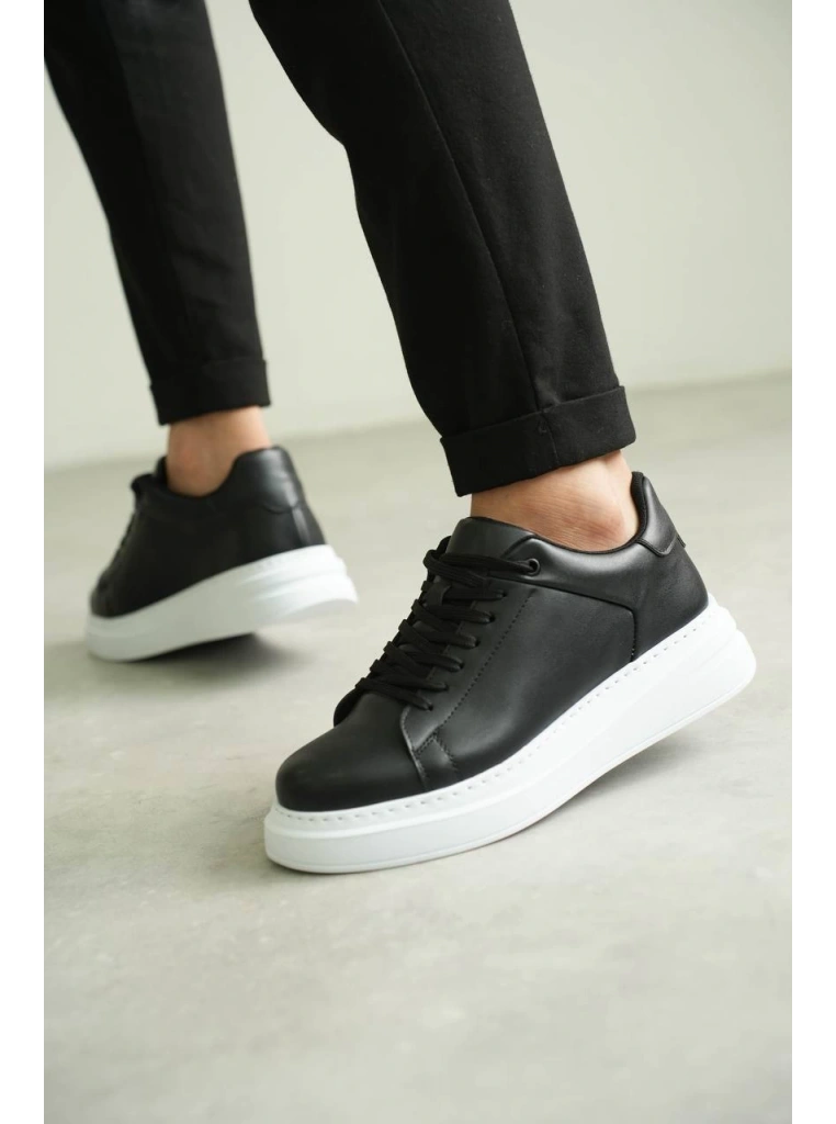 KB-B2 Kuback Siyah Cilt Günlük Erkek Ayakkabı