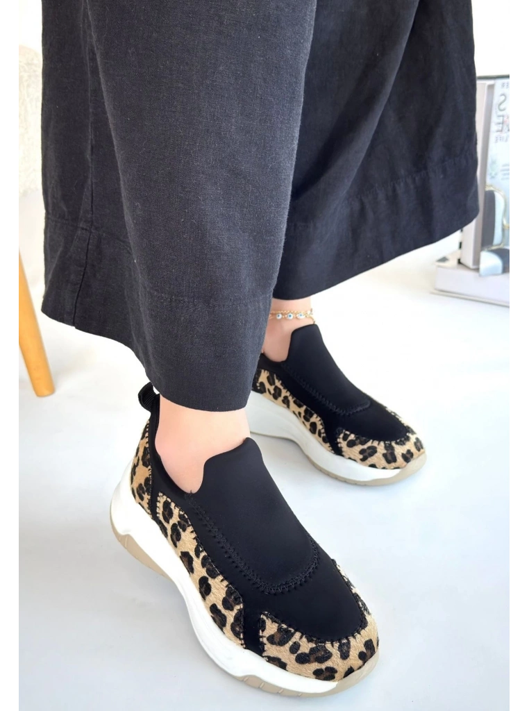 Kendy Leopar Süet Spor Ayakkabı