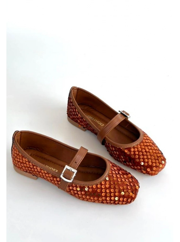 Moden Taba Süet Babet Ayakkabı