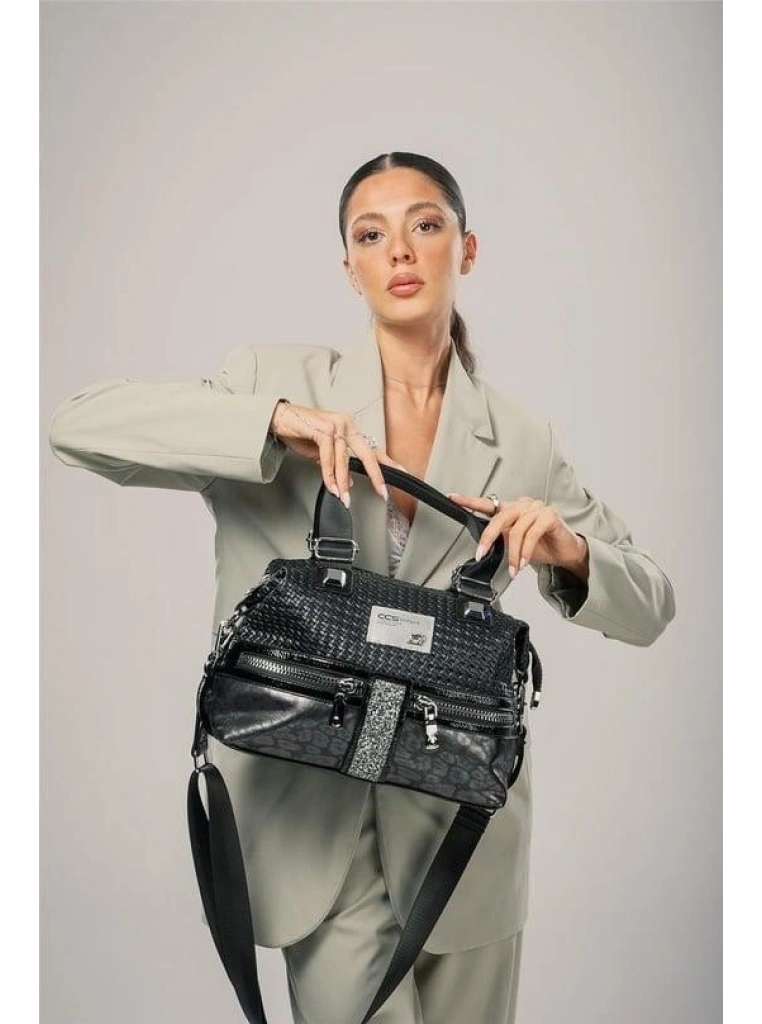 Olwa Siyah Cilt Kol Ve Omuz Çantası