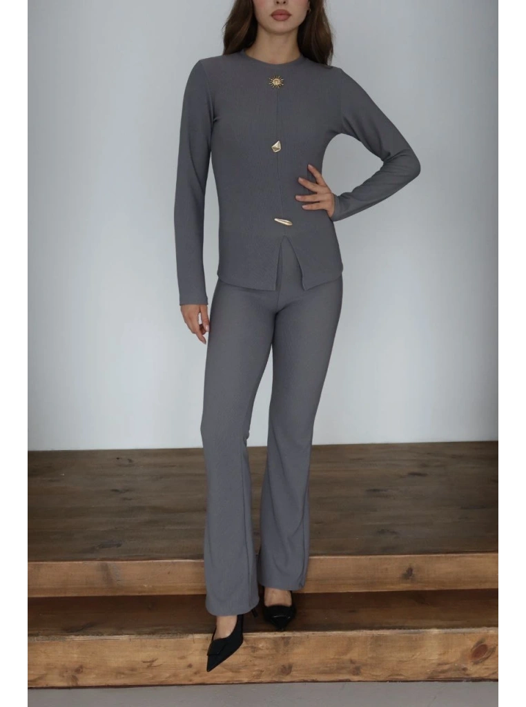 Ottoman alt üst takım gri pt510442