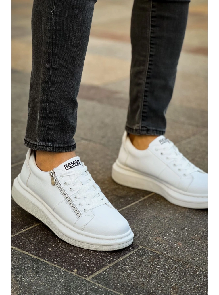 RS601 - Lüx Süet Erkek Ayakkabı BEYAZ