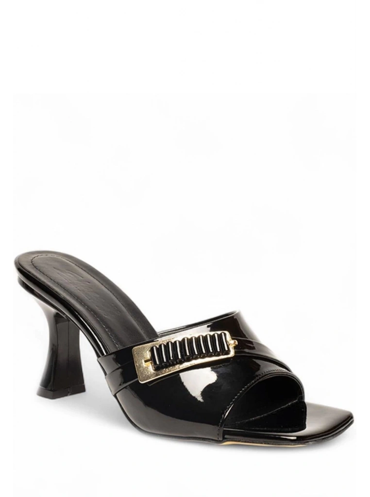 Sief Siyah Rugan Topuklu Terlik