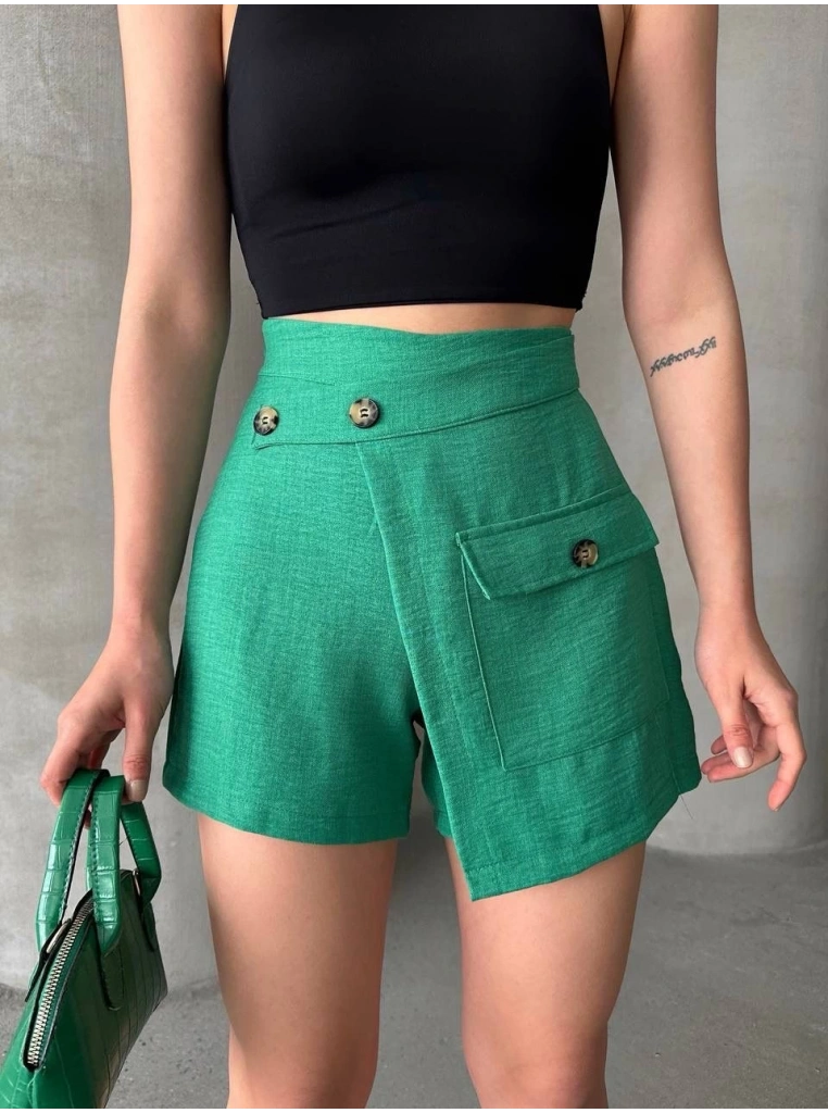 Tek cepli şort etek