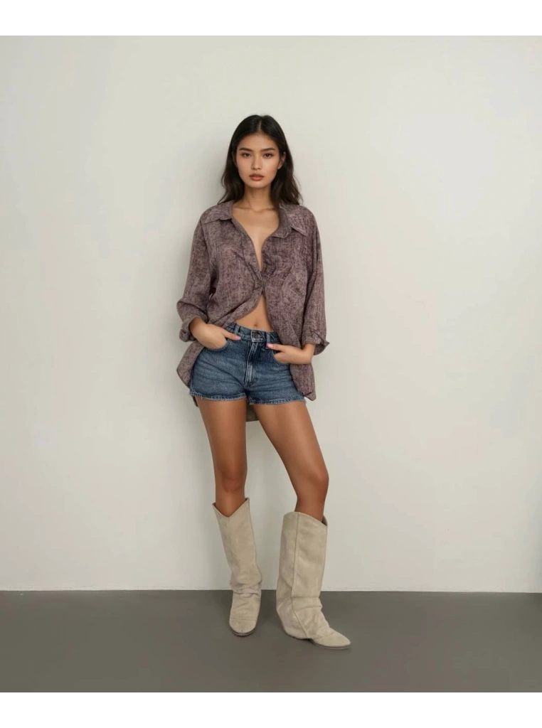 desenli gömlek s7331