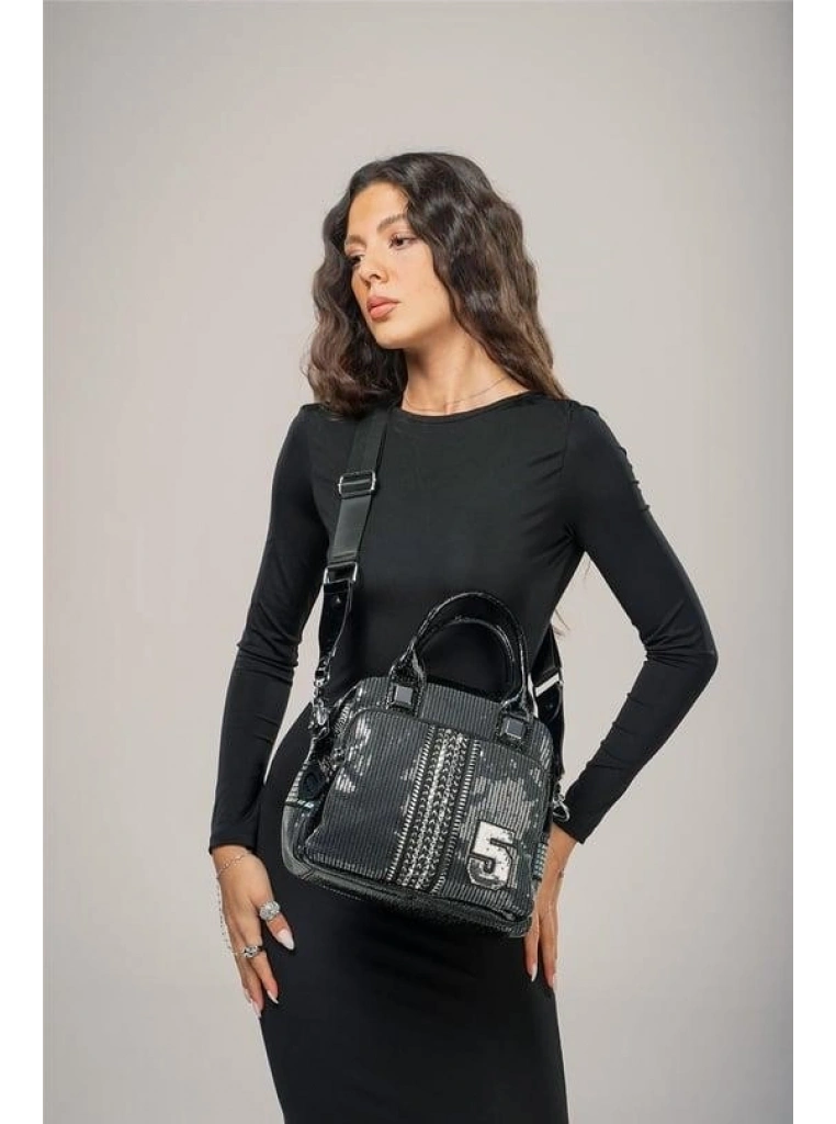 Tuka Siyah Cilt Kol Ve Omuz Çantası