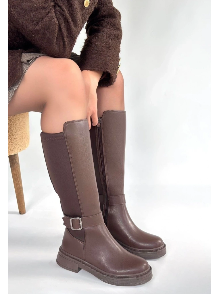 Zinda Kahverengi Cilt Çizme