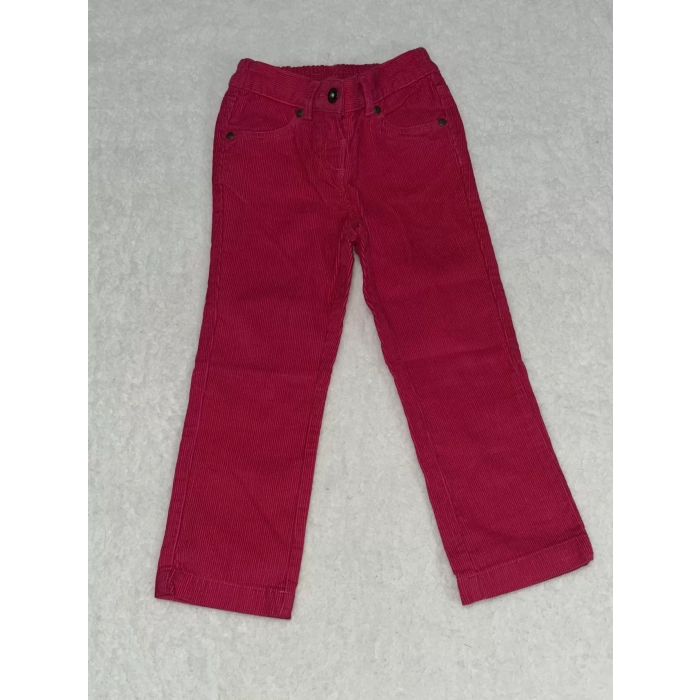 4 yaş fuşya kadife kız çocuk pantolon