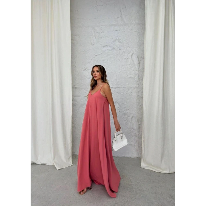 Aerobin uzun elbise pembe pt