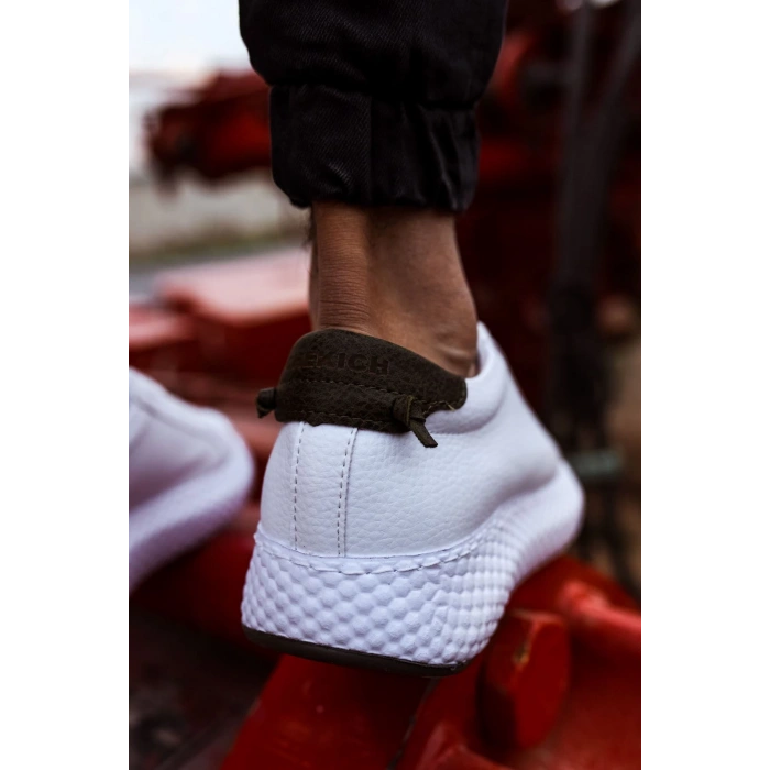 CH107 - CBT Felibord Erkek Ayakkabı BEYAZ / HAKI