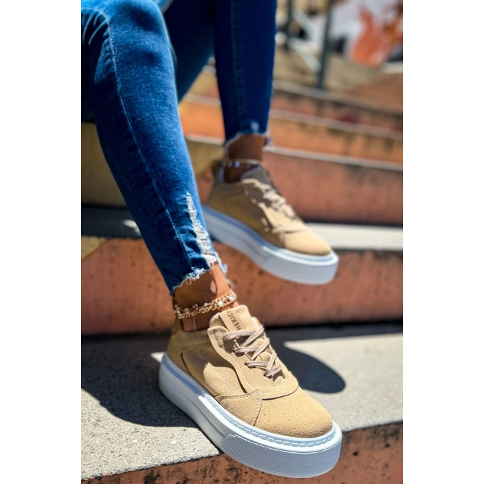 CH187 - SBT Kadın Ayakkabı KUM