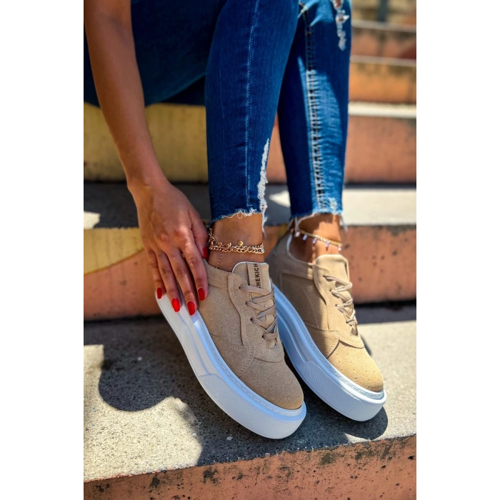 CH187 - SBT Kadın Ayakkabı KUM