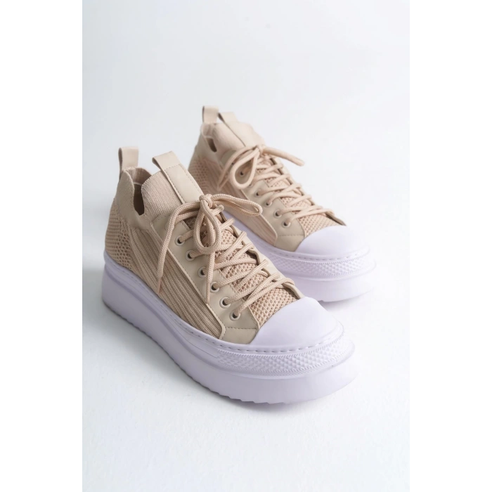 CH2601 - Triko Erkek Ayakkabı BEJ