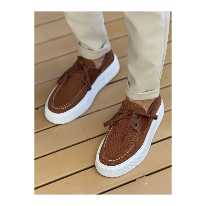 CH2602 - Triko Erkek Ayakkabı KAHVE