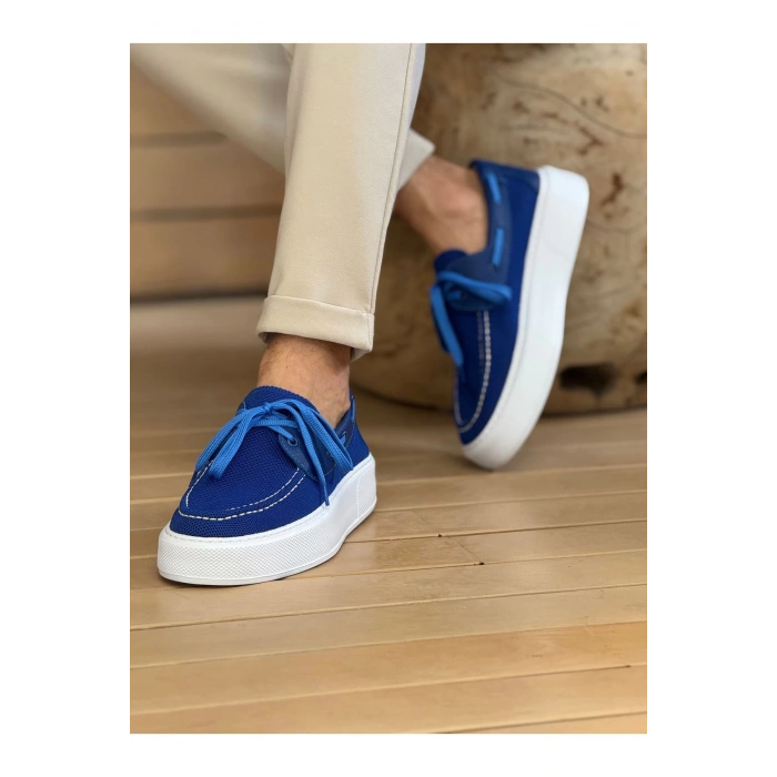 CH2602 - Triko Erkek Ayakkabı MAVI