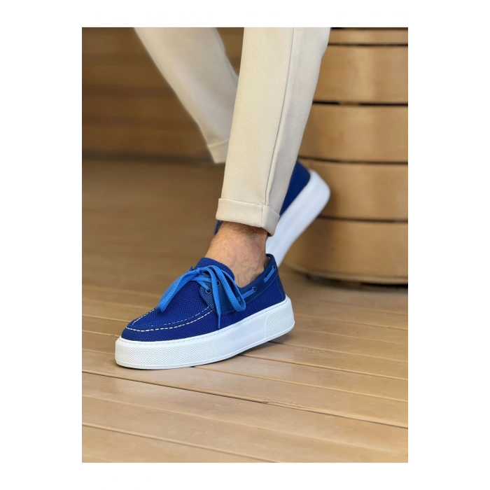 CH2602 - Triko Erkek Ayakkabı MAVI