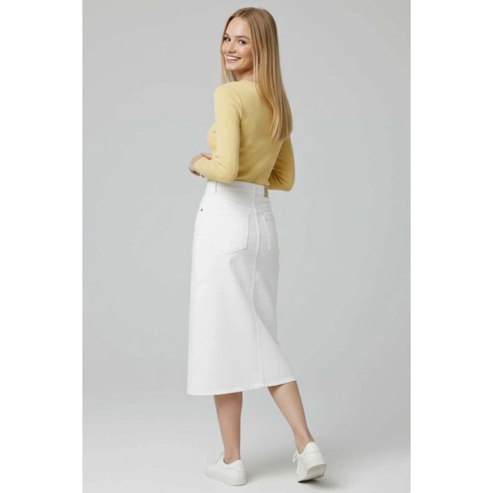 Çıtçıt Detaylı Bluz Sarı T4343