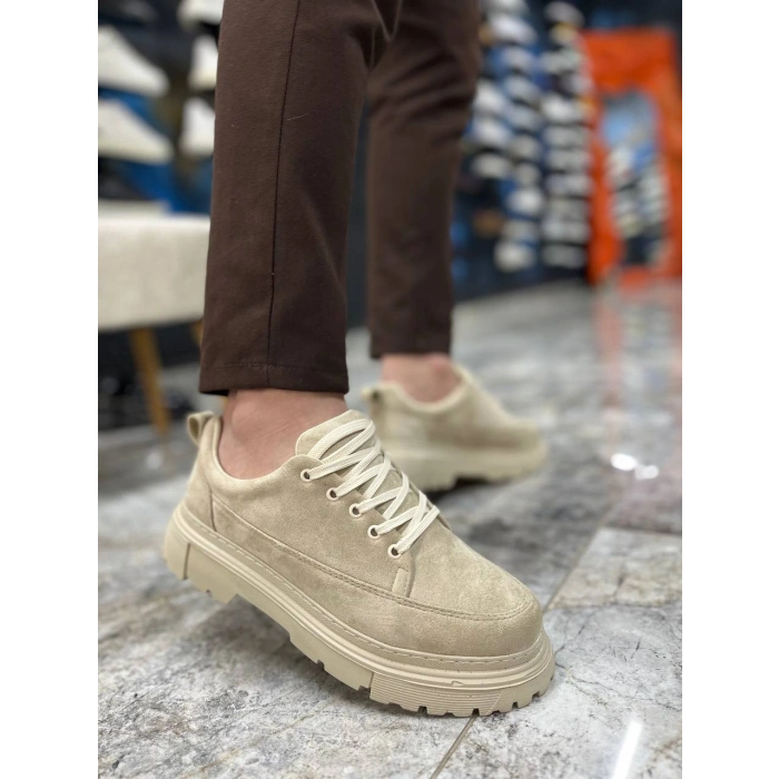 KB-702 Kuback Bej Süet Günlük Erkek Ayakkabı