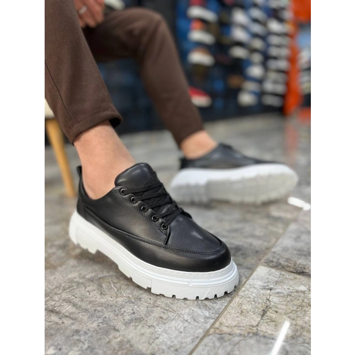 KB-702 Kuback Siyah Cilt Günlük Erkek Ayakkabı