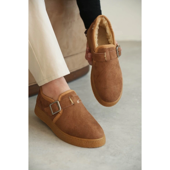 KB-KX1 Kuback Taba Kürklü Günlük Erkek Ayakkabı