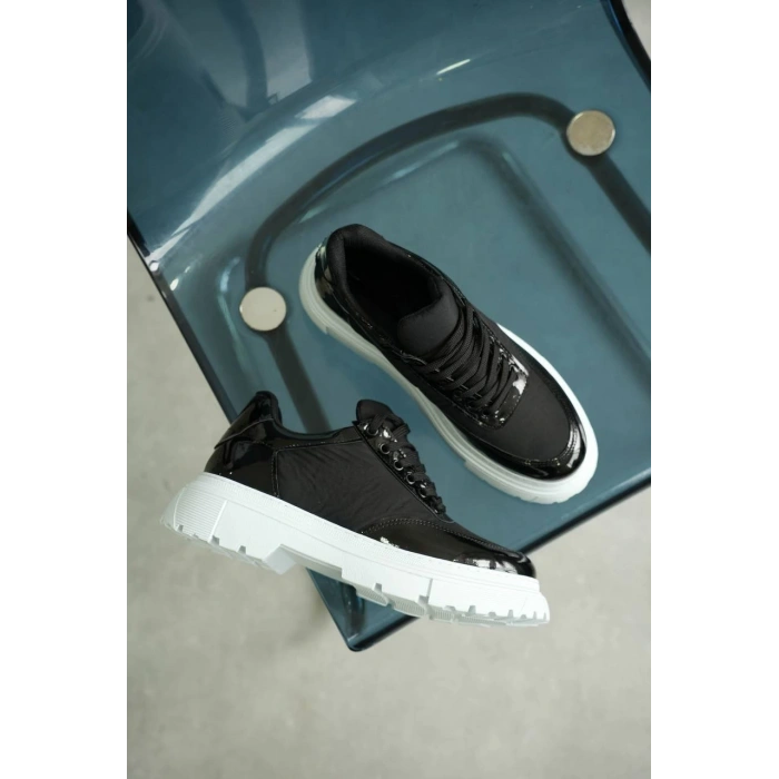 KB-X201 Kuback Siyah Rugan Paraşüt Günlük Erkek Ayakkabı