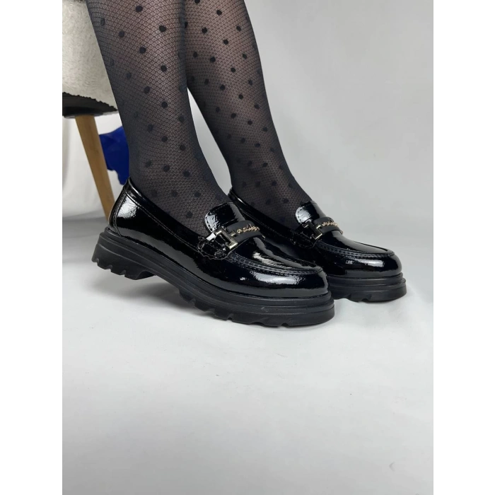 KB-ZN103 Kuback Kömür Rugan Günlük Kadın Babet