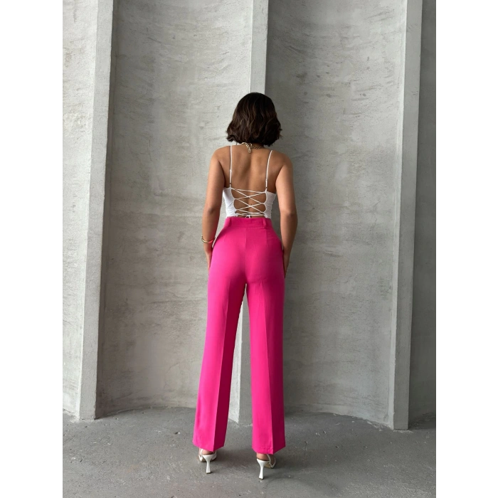 Palazzo fuşya pantolon