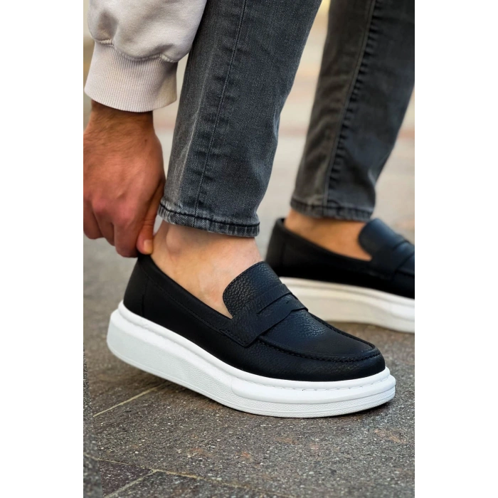 Robert - RS615 Siyah  Erkek Loafer Ayakkabı SIYAH